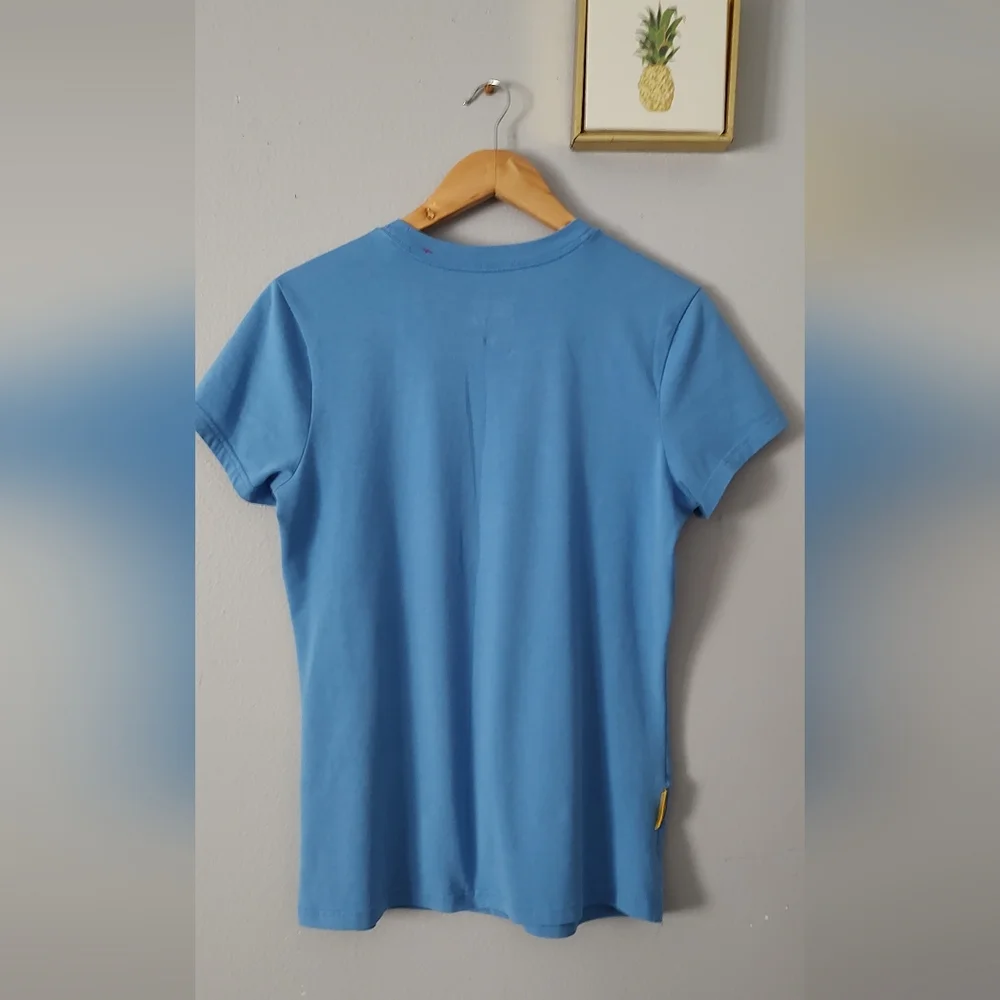 Nike Shirt atletic  large color Blue Cotton And Spandex  Excellent Condition